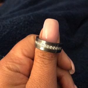 Men’s Wedding Band Titanium Carbide💙